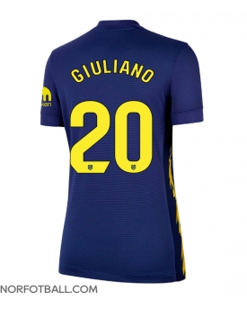 Billige Fotballdrakt Atletico Madrid Giuliano Simeone #20 Replika Bortedrakt Dame 2025-26 Kortermet Billige Fotballdrakt Atletico Madrid Giuliano Simeone #20 Replika Bortedrakt Dame 2025-26 Kortermet